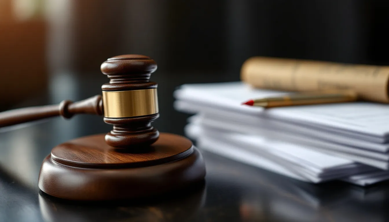 Marteau de justice et dossier — expertise immobilière opposable devant le juge